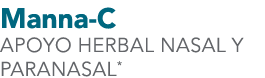 Manna-C APOYO HERBAL NASAL Y PARANASAL*